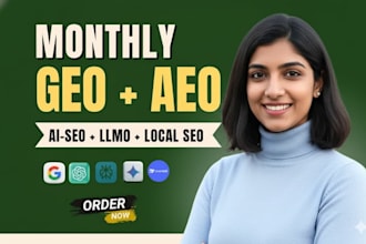 fix on page SEO and technical optimization for GEO aeo aio