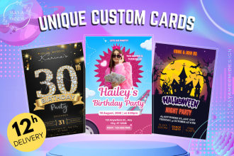 design your invitation, card, brochure, flyer etc