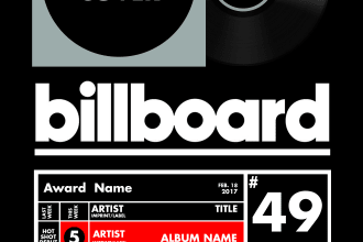 create a high quality replica billboard awards poster