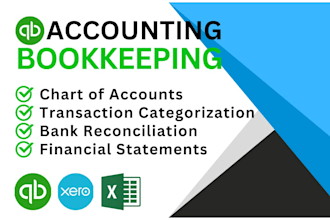 set up, clean up and do bookkeeping in quickbooks online and xero
