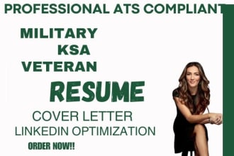 craft a federal resume, military, ksa, and veteran resume