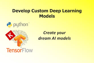 develop custom deep learning model