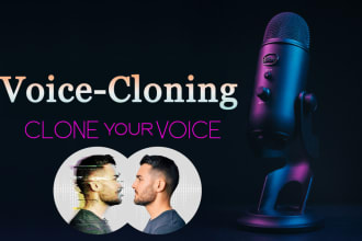 create voice clone to record voiceover