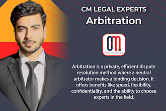 be your lawyer for arbitration, mediation, and negotiation