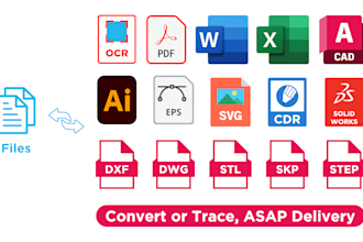 convert word to pdf to word, excel, ocr, file conversion