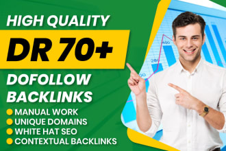 rank website on google with da DR 70 plus seo dofollow backlinks