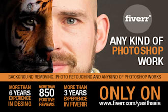 any kind of photoshop work