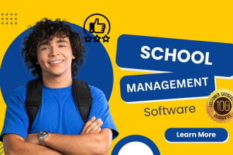 develop expert school management system