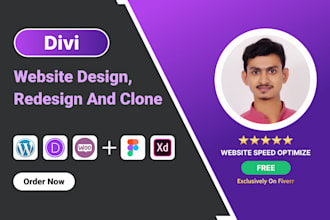 do divi website, figma to divi, xd to divi, divi expert