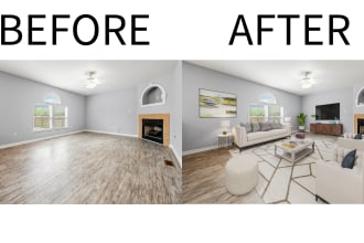 do real estate virtual staging hdr photo editing