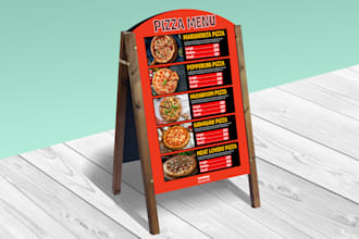 design food menu for restaurants