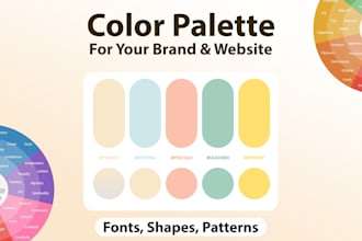 create unique, perfect color palette for your brand, website