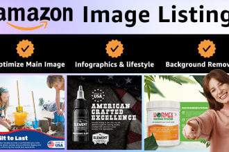 create amazon infographics or image listing