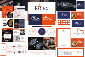 design a signature logo with complete branding in 5 hours