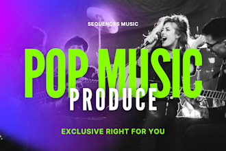 produce pop, synth pop, electro pop, city pop with HQ