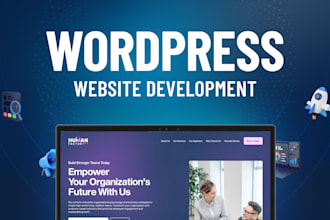 create a unique and responsive wordpress website
