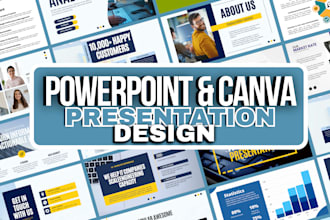 design powerpoint and canva presentation slides