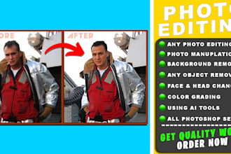 photo make enhances, face swap and remove object and bg