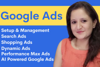 do google ads setup and run dynamic search or shopping ads for you