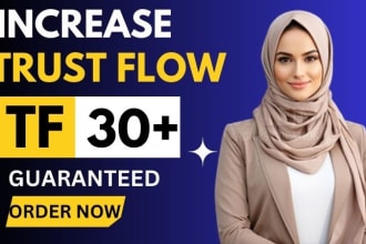 increase your website majestic trust flow 30 plus