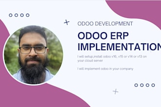 develop, customize and implement odoo erp