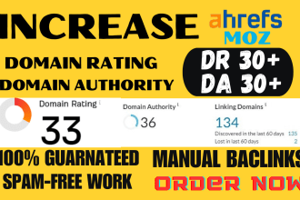 increase da DR 30 plus
