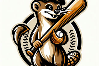 design creative mongoose mascot logo for your business