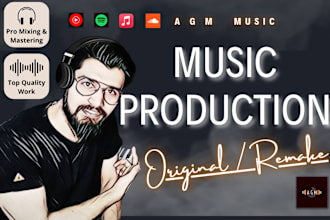 produce original music, cover remake or an instrumental backing track for you
