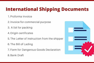 handle import export documents fedex dhl agent file