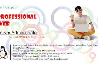 expertly setup web server for you apache,nginx,cpanel,mysql