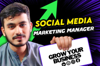 be your social media marketing manager , grow insta and fb with customer support