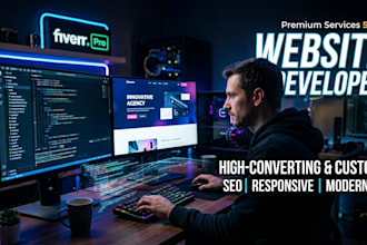 build a modern website that converts visitors into customers