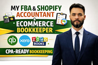 amazon seller central  fba accounting  xero quickbooks specialist