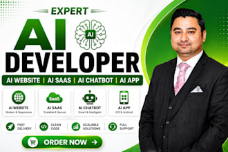 build ai websites, ai saas, ai chatbots, and ai mobile apps