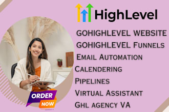 build gohighlevel website go high level funnel ghl agency ghl virtual assistant