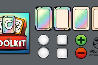 create UI elements, icons, objects, game assets
