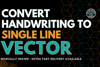 do vector tracing of handwriting