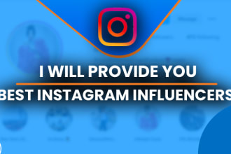 find best instagram influencers research list for you