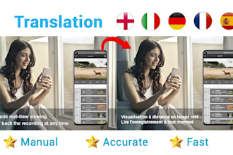 manually translate to dutch, german, spanish and french