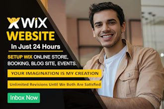 design or redesign wix website and wix website development