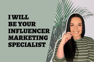 research, outreach, and manage your influencer marketing