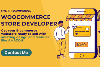 setup premium ecommerce website with woocommerce and  wordpress