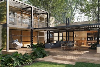 do realistic exterior and interior architecture designs