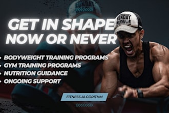 be your fitness coach and personal trainer , online coaching