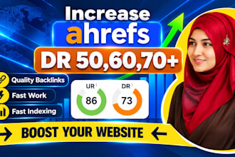 increase ahrefs domain rating dr70 by using white hat high authority backlinks