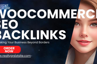 give woocommerce SEO backlinks services