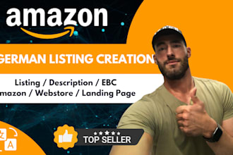 write your german amazon listing and SEO product description
