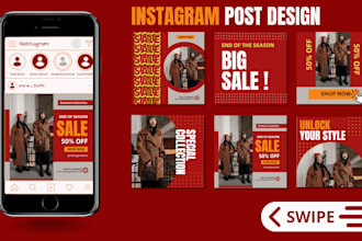 design elegant instagram posts