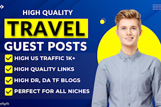 provide premium travel guest posts and high da dofollow SEO backlinks