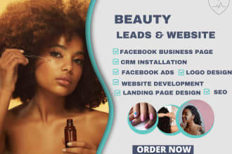 beauty website spa website nail care website body treatment website